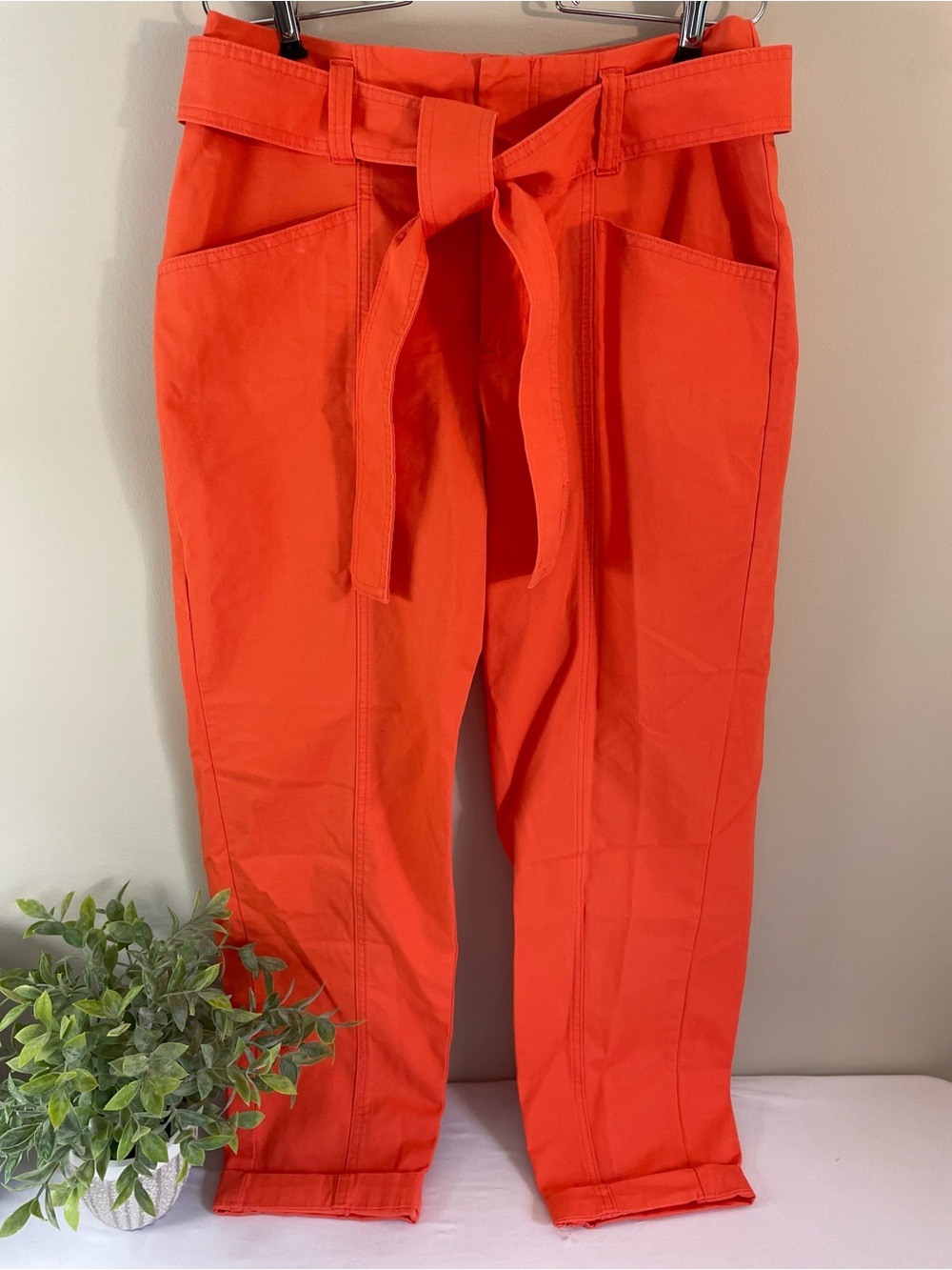 a new day Bright Orange Stretch Waist Pants